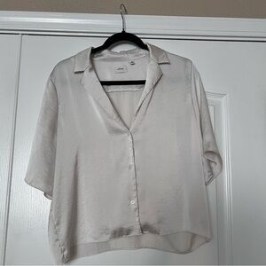 Wilfred Cream Button Down Shirt